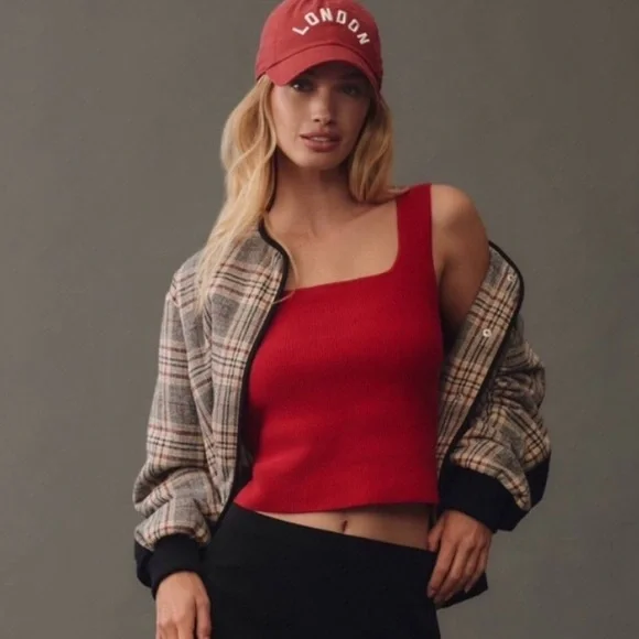 Reformation Julia Ribbed Knit Sweater Tank - Picture 2 of 9